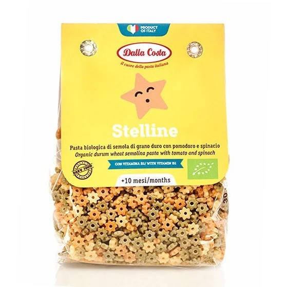

Макарони DALLA COSTA BIO Baby Stelinne tricolor 200 г