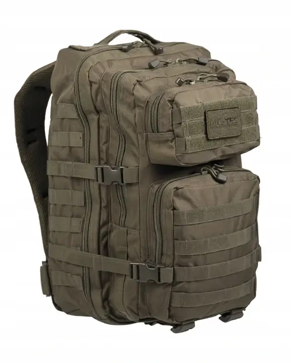 

Військовий рюкзак Mil-Tec Assault SM OLIV до 20 л відтінок зеленого, Зелёный