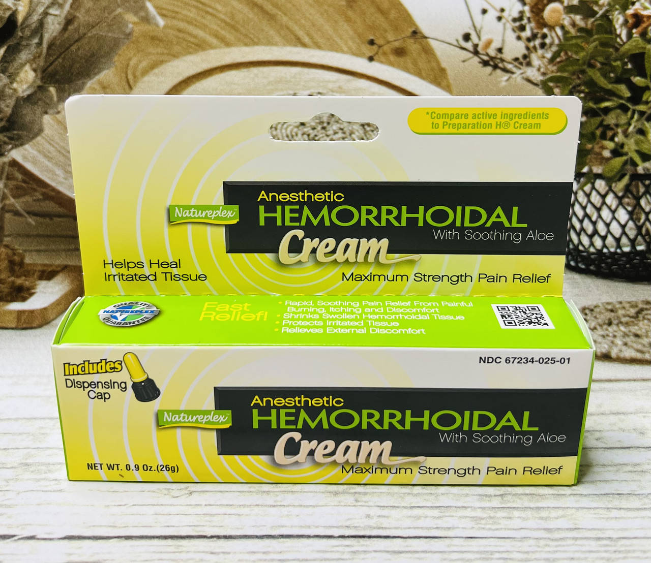 

Крем від геморою Natureplex Hemmorhoidal Cream з заспокійливим алое
