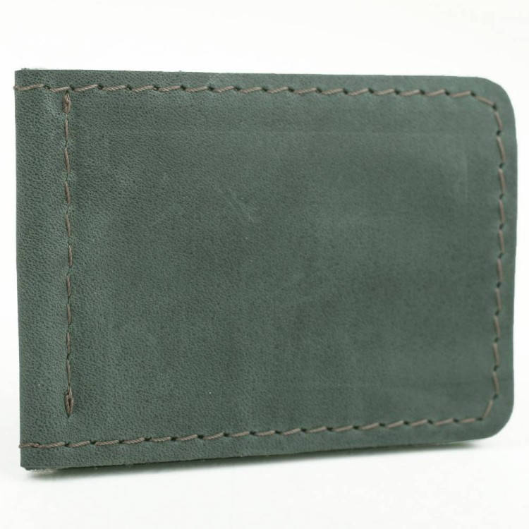 

Зажим для купюр с отделом для монет Old master арт. Z-4GreenA, Изумрудный