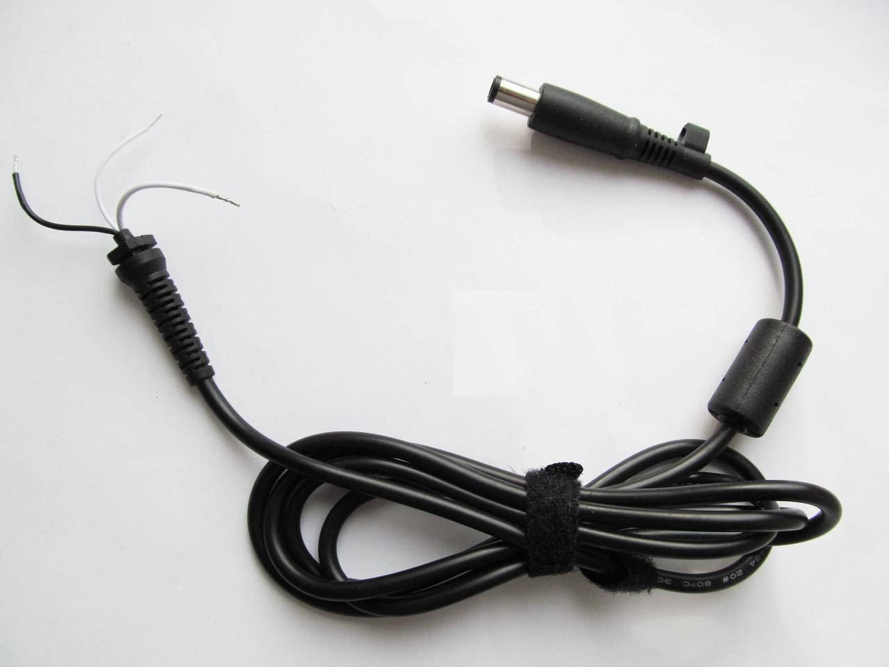 

Кабель питания DC для ноутбуков Dell, HP (разъем 7.4/5.1 + center pin)