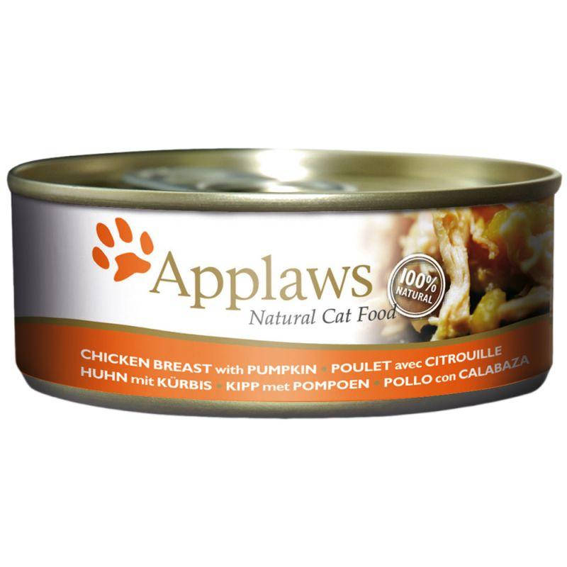 

Applaws корм для кошек Курица и Тыква в бульоне 156г