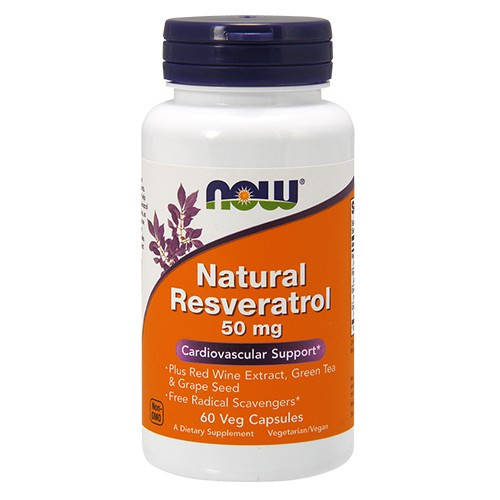 

Натуральный ресвератрол (Natural Resveratrol) 50 мг 60 капсул