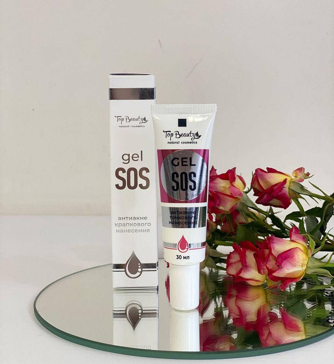 

Гель против акне Top beauty Sos gel