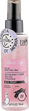 

Дезодорант-спрей для тела "Розовая вуаль" Bio World Secret Life DetoxTherapy Deo