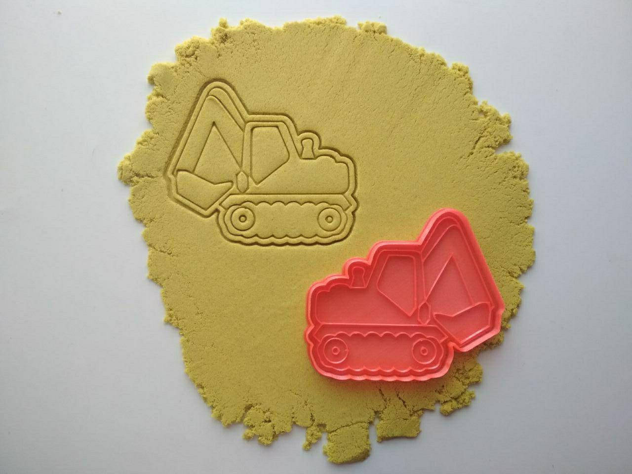 

3D формочки-вырубки для пряников "Гусеничный экскаватор"