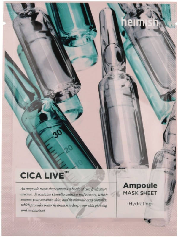 

HEIMISH Cica Live Ampoule Mask Ампульная маска для проблемной кожи 30 мл 1 шт