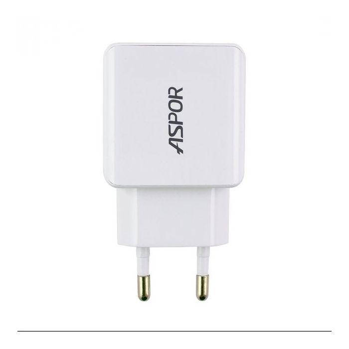 

СЗУ Aspor A811 (ADC P15) 2USB 2.1A + Lightning White, Белый
