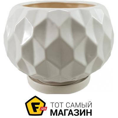 

Резон Горшок керамический Резон Калачик круглый 1,4 л белый (Р281біл)