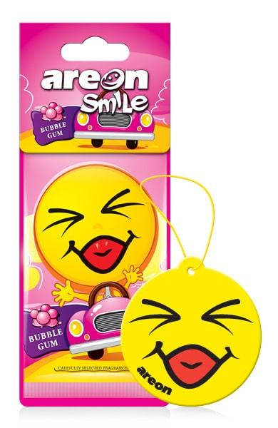 

Ароматизатор сухая карточка Areon Smile - Bubble Gum