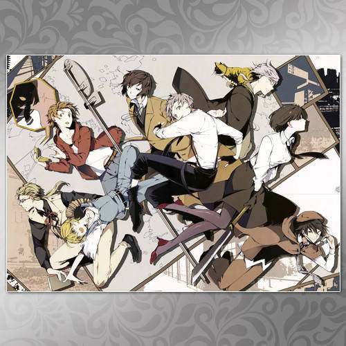 

Плакат Аниме Bungou Stray Dogs 002
