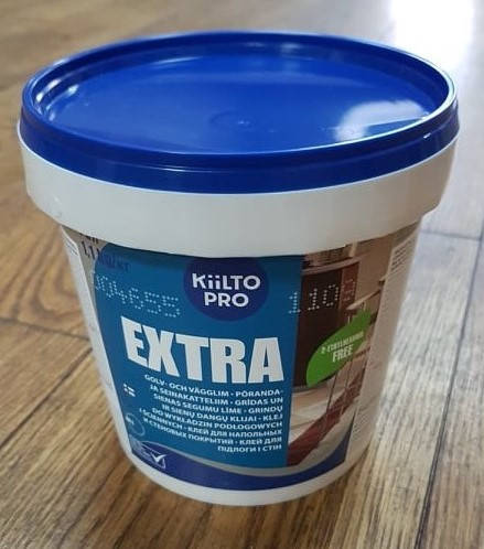 

Акриловый дисперсионный клей для винила Kiilto Extra, 1 л