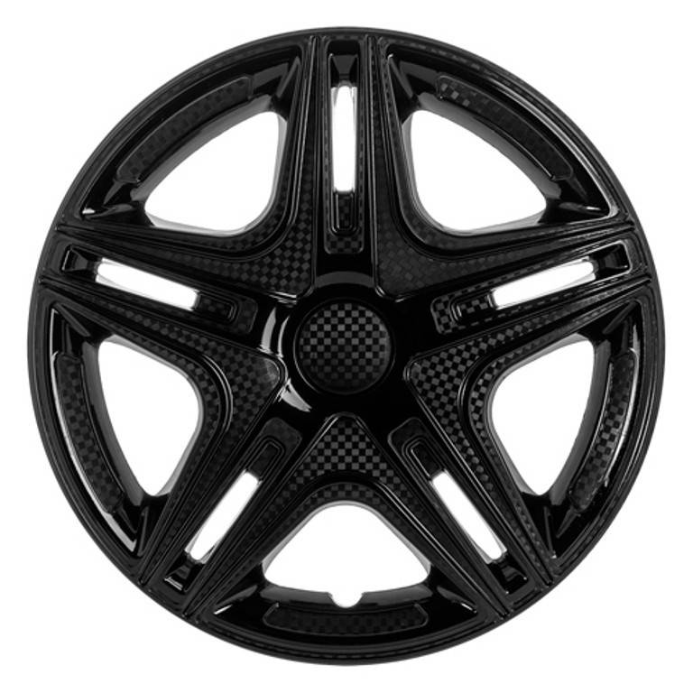 

Колпаки на колеса Star R16 Дакар Super Black зад Газель плоские - 2шт
