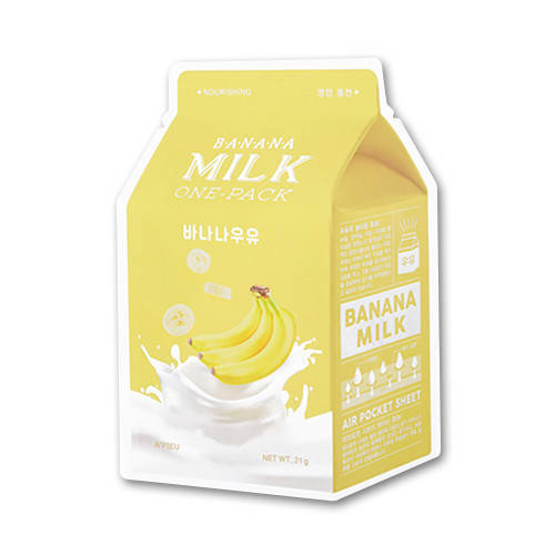 

A'PIEU Milk One Pack Тканевая молочная маска Банан
