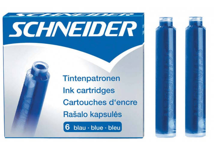 

Патрони чорнильні до перової ручки SCHNEIDER сині