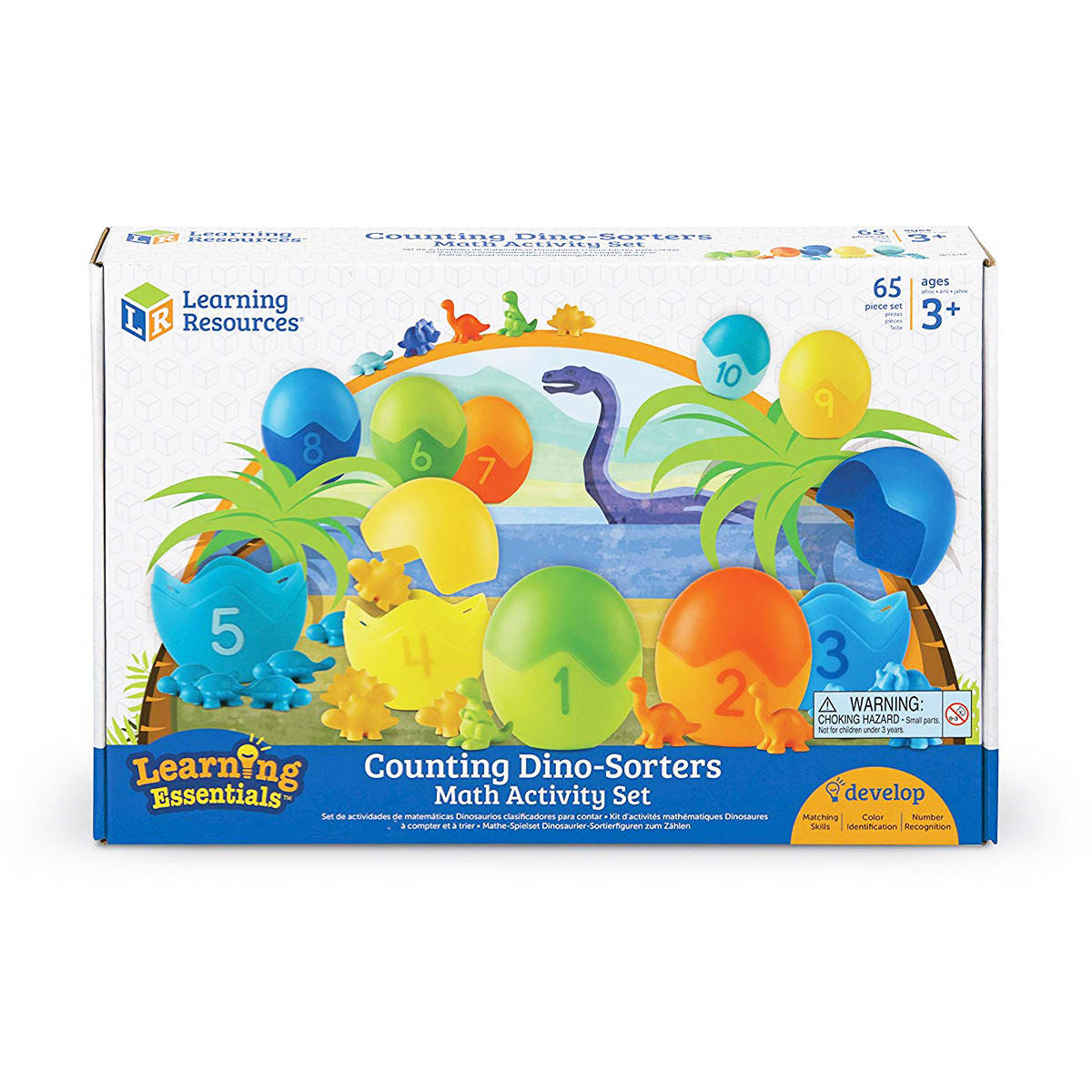 

Обучающий игровой набор-сортер Learning Resources - Дино-Счет LER1768