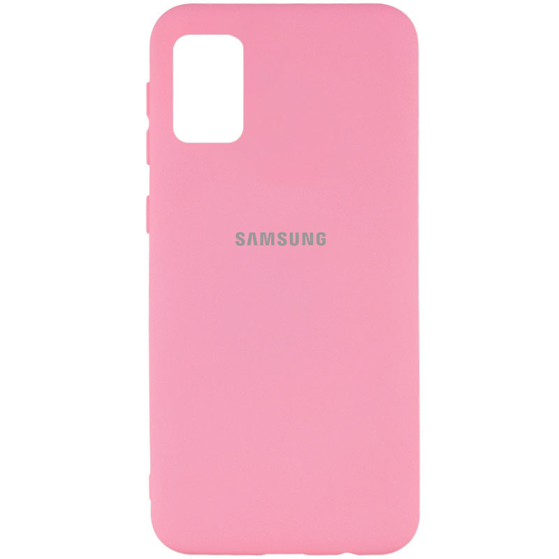 

Силиконовый чехол Silicone Cover на телефон Samsung Galaxy A02s/Самсунг A02s Розовый