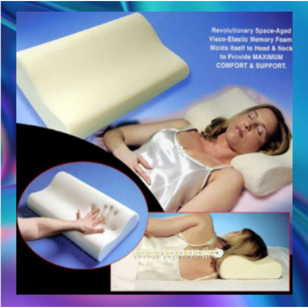 

Ортопедическая подушка для сна Memory Pillow с памятью, Белый