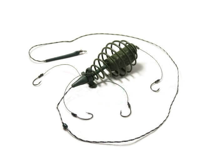 

Снасть Mad Carp з пружиною №4 40г 4 гачка