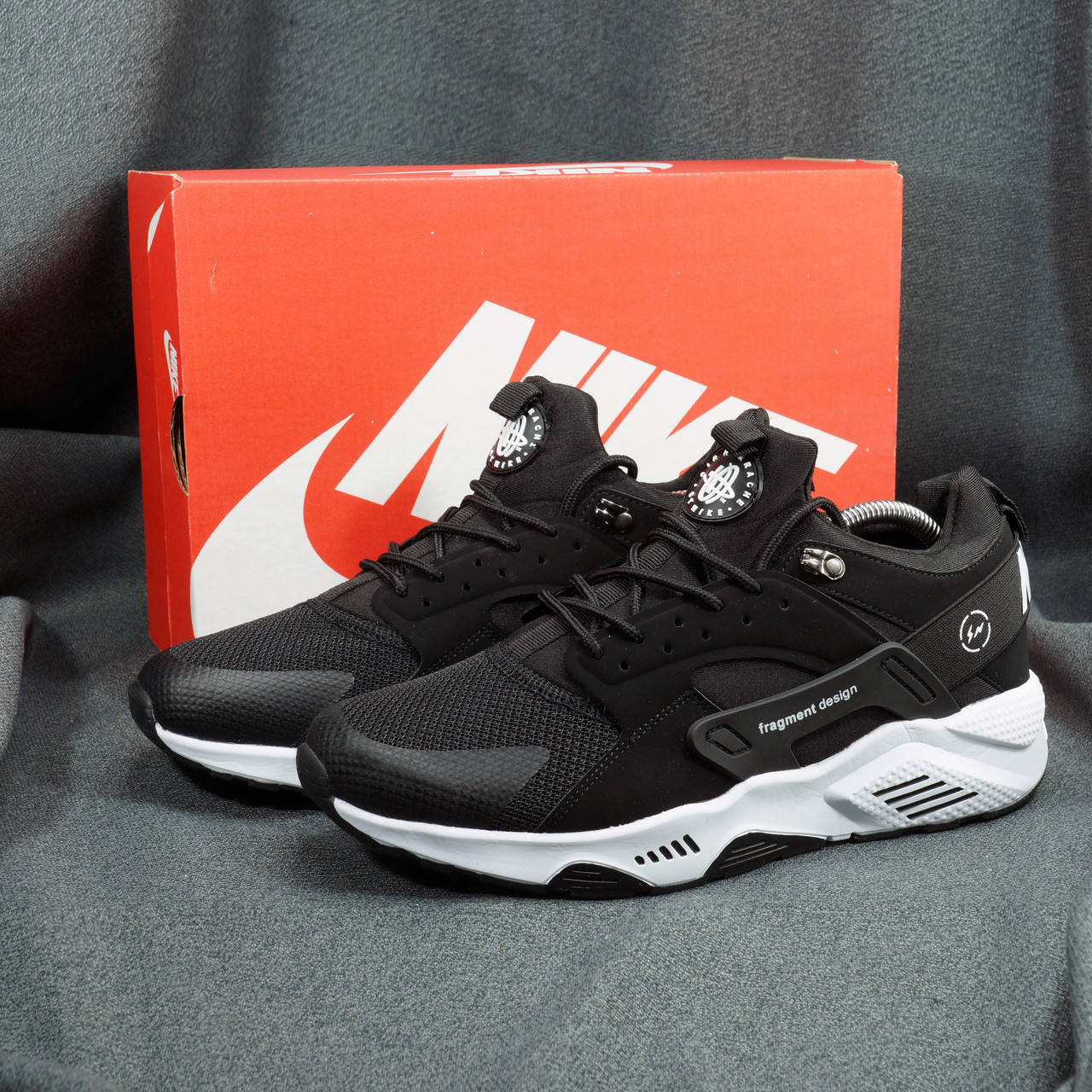 

Мужские кроссовки Nike Air Huarache Fragment Design 41 26 см, Черный