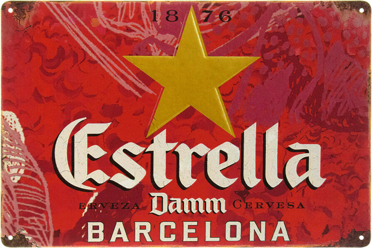 

Металлическая табличка "Пиво Estrella (Barcelona)" (ms-103375)