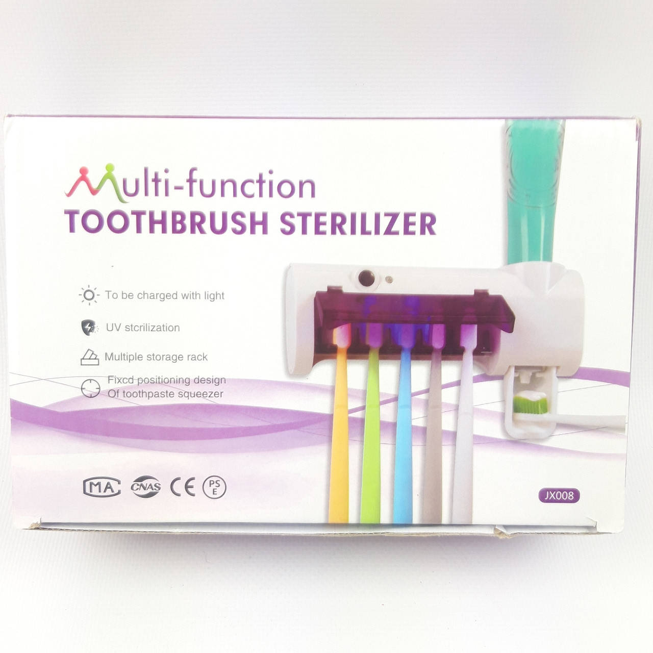 

Диспенсер держатель для зубных щеток и пасты Toothbrush Sterilizer