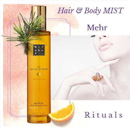 

Rituals. Парфюмированный аромат для тела и постели "Mehr". Ritual of Mehr. Hair & Body Mist /50мл. Нидерланды.