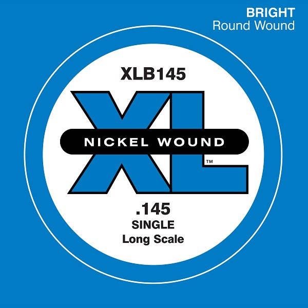 

Струны D`ADDARIO XLB145 XL NICKEL ROUND WOUND SINGLE 145