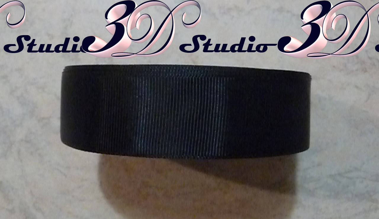 

Репсовая лента № 39 (черный) шириной 2,5 см