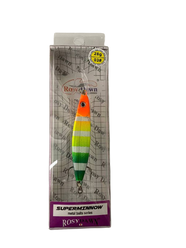 

Пилькер Блесна Rosy Dawn Iron Minnow 28g Цвет#03