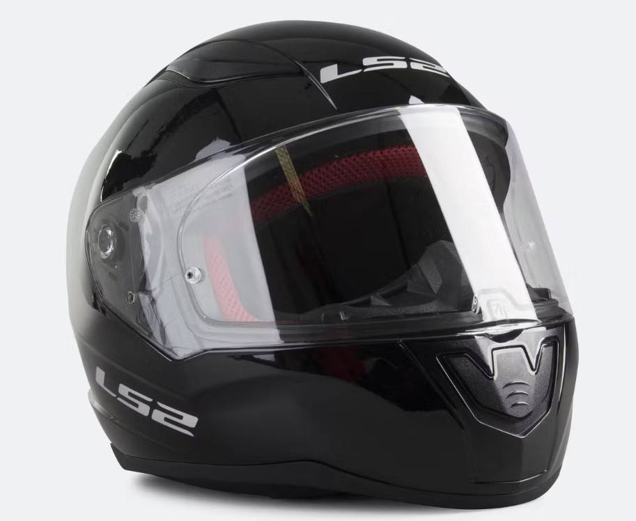 

Мотошлем LS2 FF353 Rapid Black черный глянец