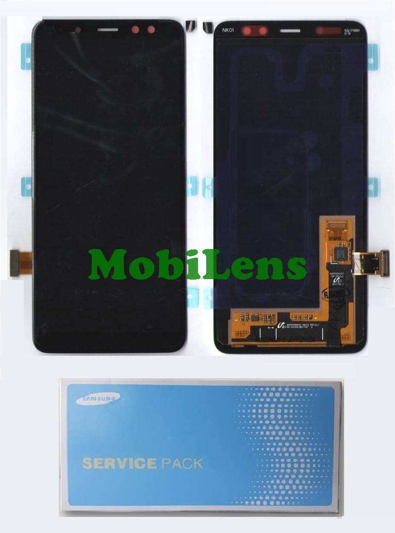 

Samsung A530, A530F, Galaxy A8 (2018) Дисплей+тачскрин(модуль) черный Original (AMOLED) *Service Pack