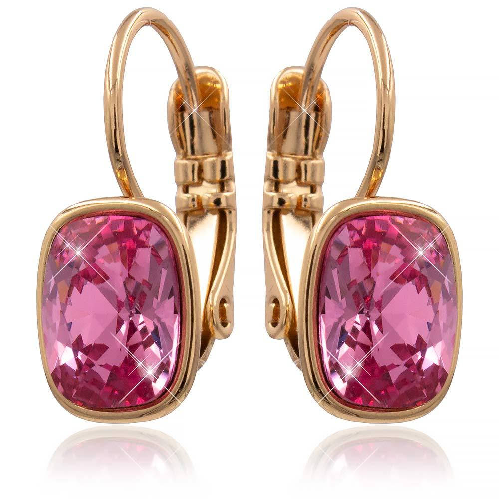 

Серьги Swarovski лимонная позолота (Медицинское золото)