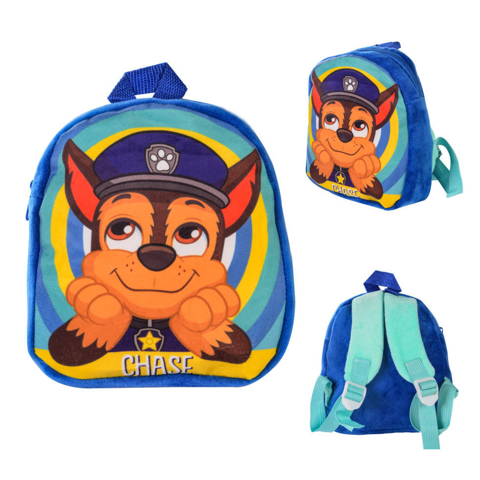 

Детский плюшевый рюкзак Paw Patrol Bambi PL82103 Чейз, Land of Toys