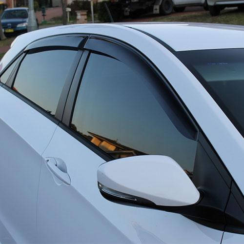 

Дефлекторы окон ветровики Хюндай и30 2 Hyundai i30 II 11- КТ (Накладные)