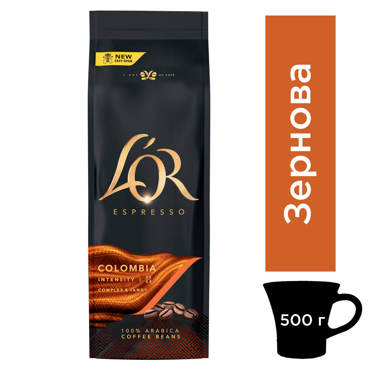 

Кофе в зернах L'OR Crema Espresso Colombia 500 г.