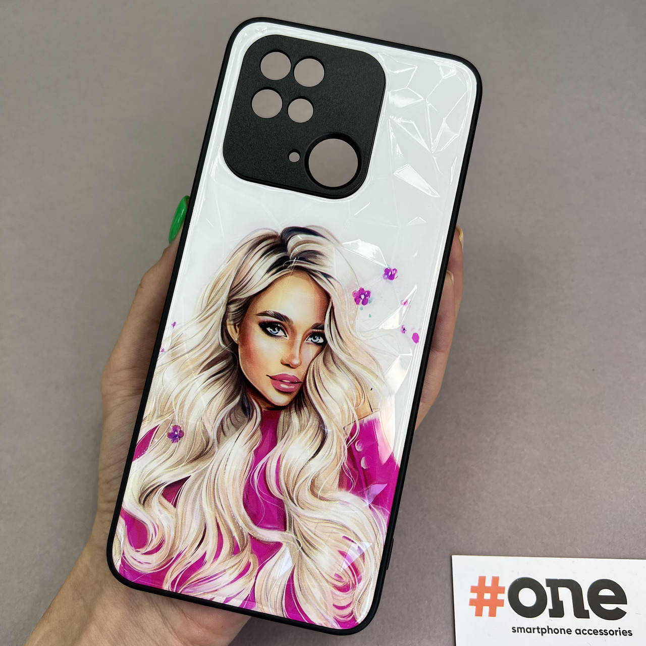 

Чехол для Xiaomi Redmi 10C Ladies с 3д эффектом с принтом девушки чехол на телефон сяоми 10с розовый