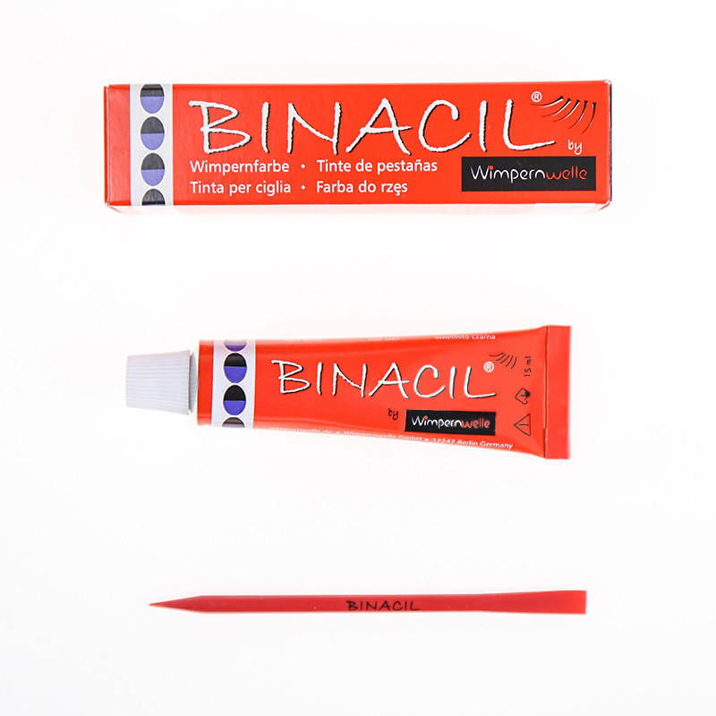

Краска для бровей и ресниц BINACIL (перманентная, черно-синяя)