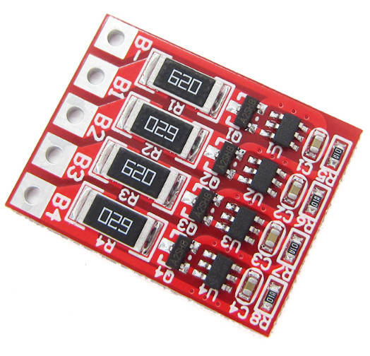 

Плата балансировки аккумуляторов 4S LiFePO4 14.4V / 60 mA