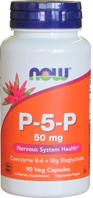 

Пиридоксаль-5-Фосфат Now Foods P-5-P 50 mg Vegetarian 90 vcaps