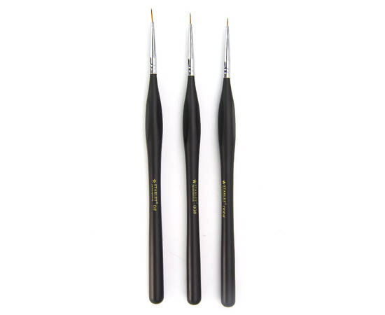 

Набор кистей для китайской росписи 3 шт Global Fashion лайнер №1 + №2 + №3