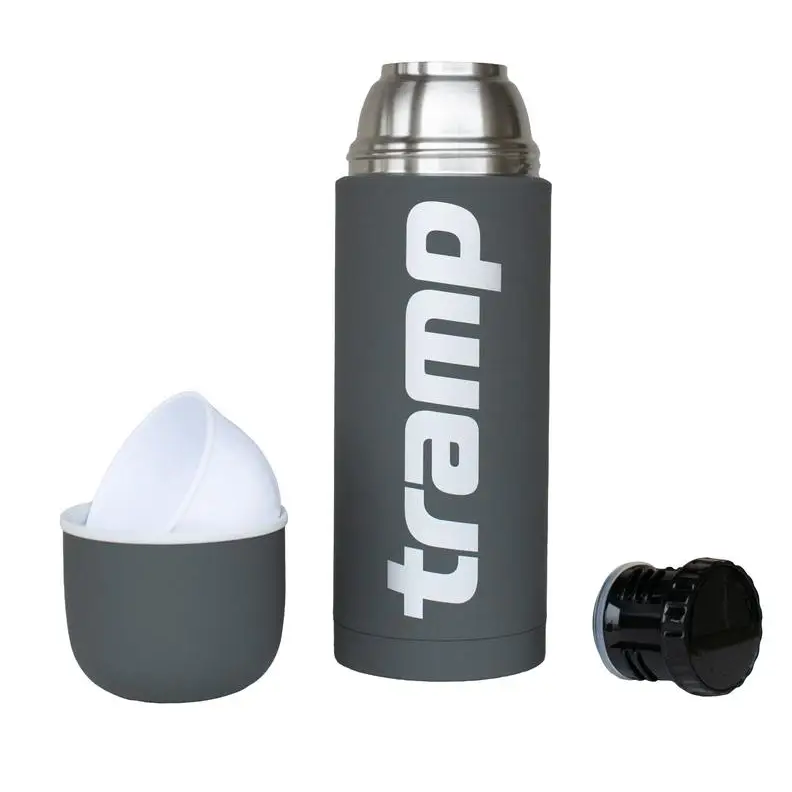 

Термос Tramp Soft Touch 1 л серый