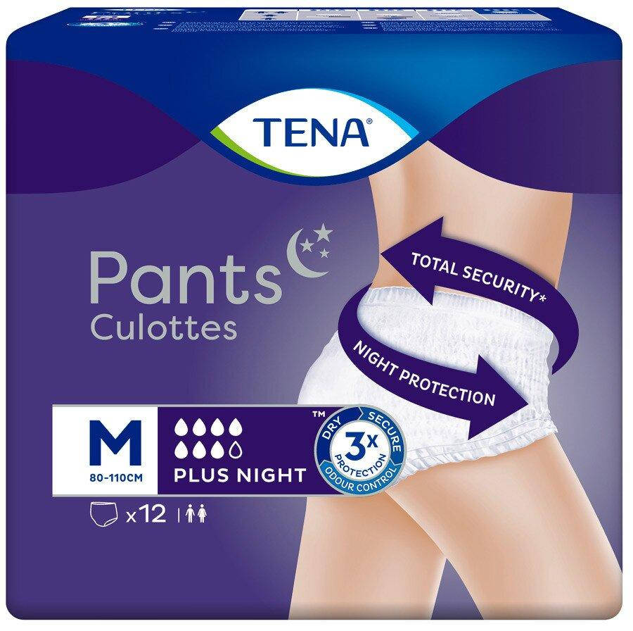

Впитывающие трусы-подгузники для взрослых Tena Pants Plus Night 2 Medium 12 шт.