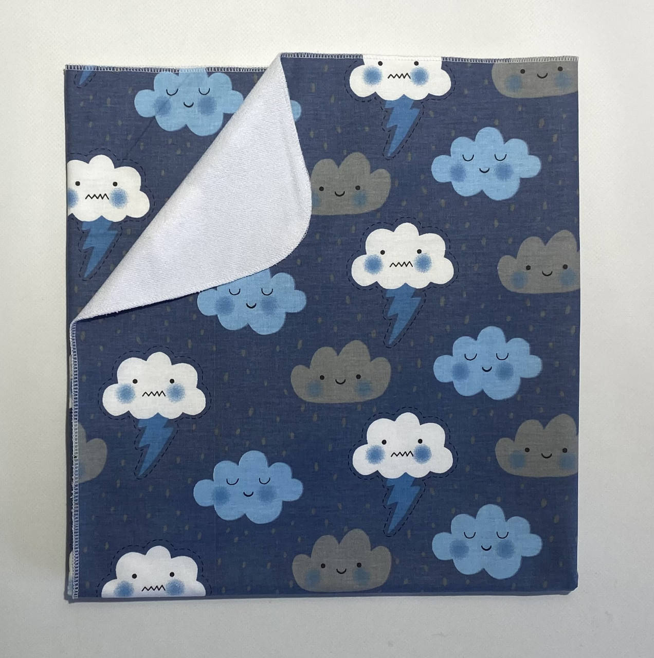 

Детская пелёнка непромокаемая 100*70 см двухсто, хлопок мембрана, пелюшка дитяча непромокаюча велика, бавовна