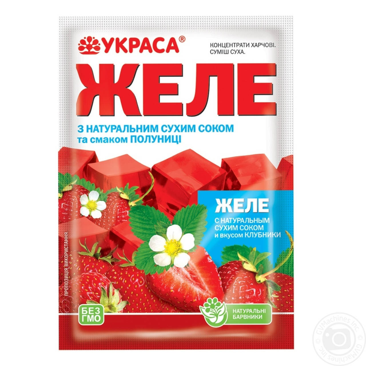 

Желе ТМ Украса "Клубника" 90г