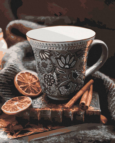 

Набор для росписи на подрамнике картина по номерам "Аромат Востока" 40*50см