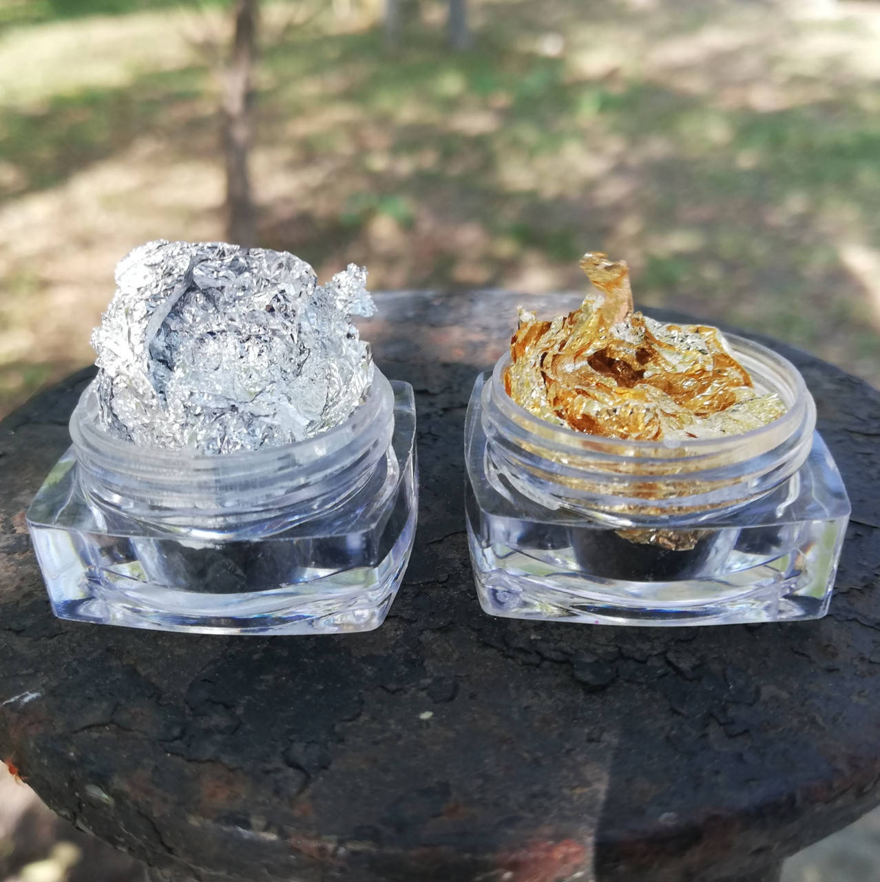 

Поталь набор золото+серебро