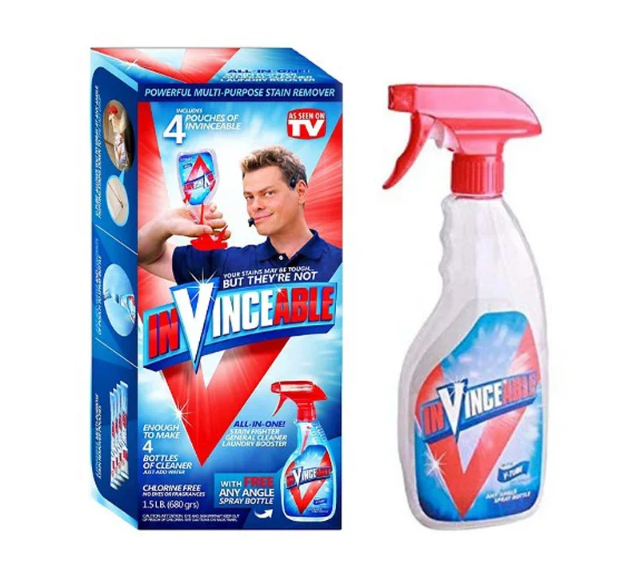 

Многофункциональный мощный спрей InVinceable | Пятновыводитель