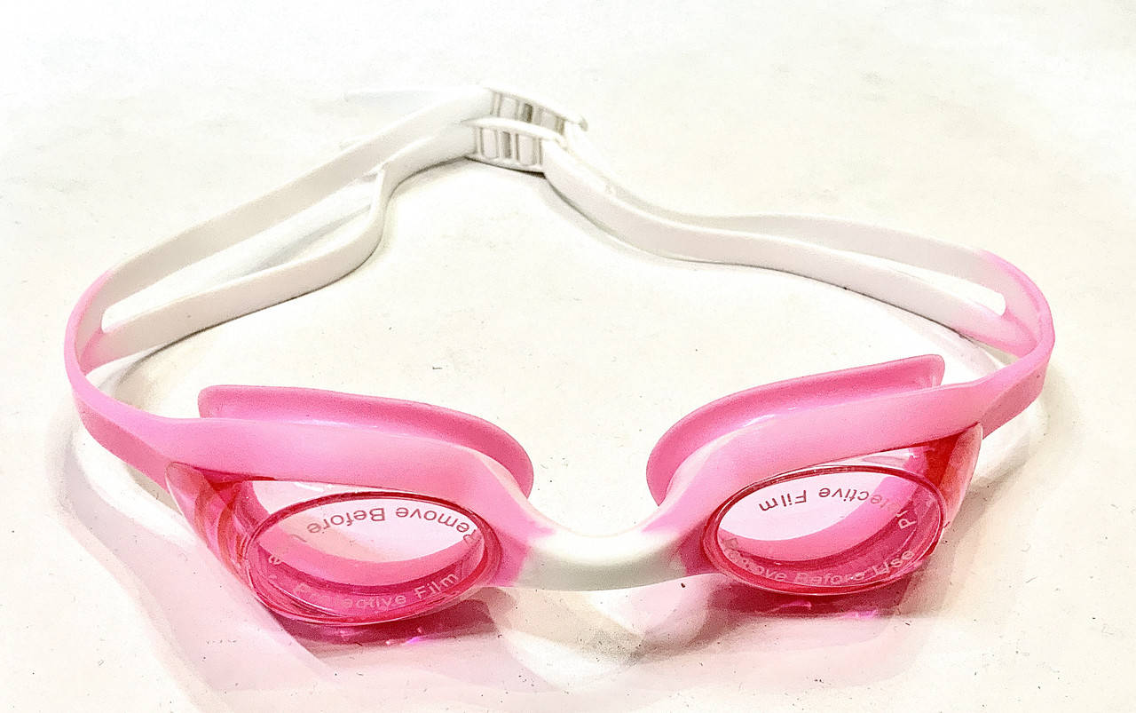 

Очки для плавания детские Розовый/белый