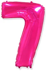 

Фольгированная цифра Flexmetal 40" (100 см) 7 фуксия